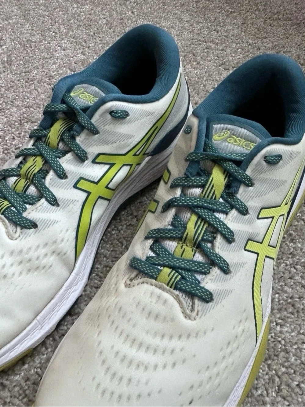 ASICS GEL-Kayano Ace Spikeless Size 11 Golf Shoes Men's White/Neon Lime 1111A209